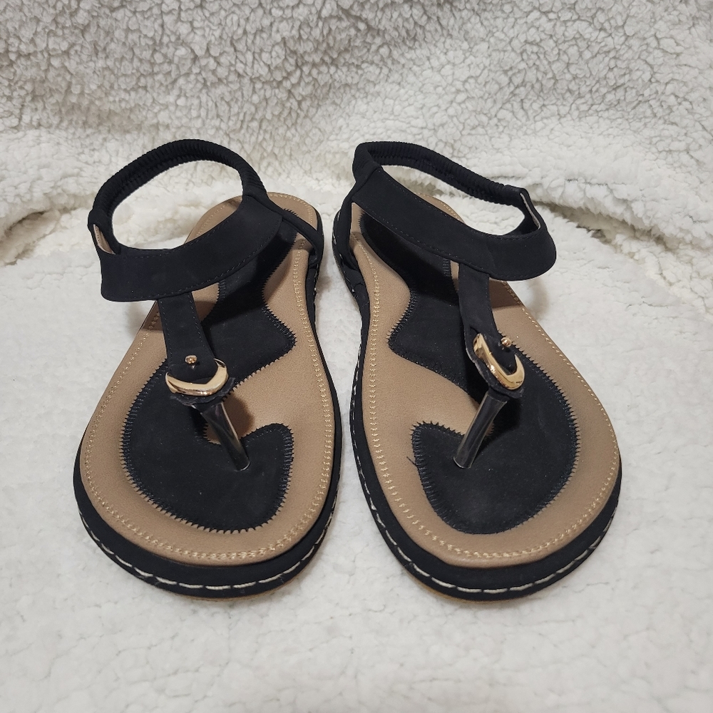 SHIBEVER Women Flats Summer Bohemian Sandals